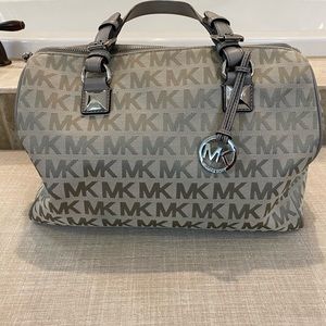 Michael Kors logo large satchel